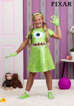 Girl's Pixar Monsters Inc. Mike Wazowski Costume - US 5192