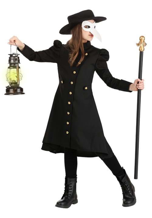 Plague Doctor Costume for Girls - US 8502