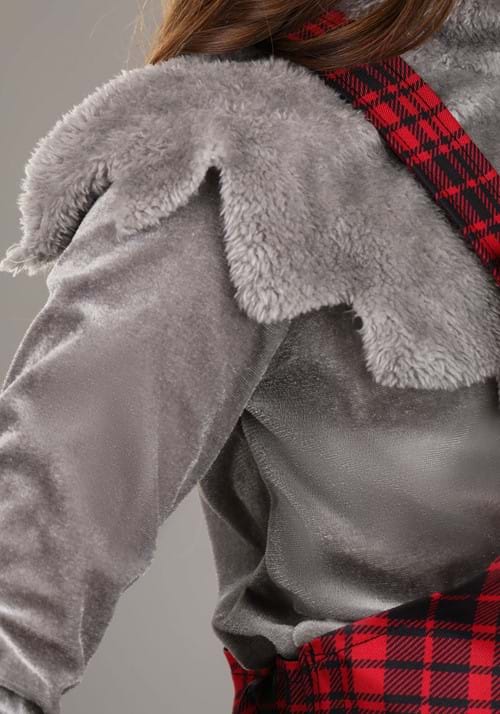 Plaid Werewolf Costume for Girls - US 2975
