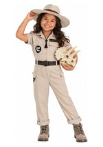 Girl's Poised Paleontologist Costume - US 6612