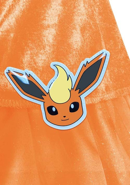 Girl's Pokémon Flareon Hooded Costume Dress - US 1408