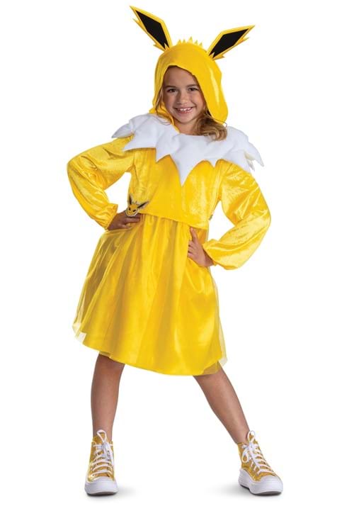 Pokémon Jolteon Hooded Costume Dress for Girls - US 8694