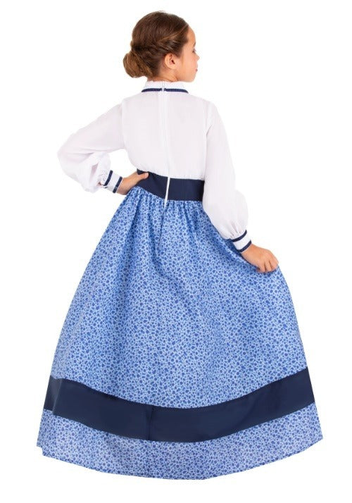 Girl's Prairie Costume Dress - US 2126