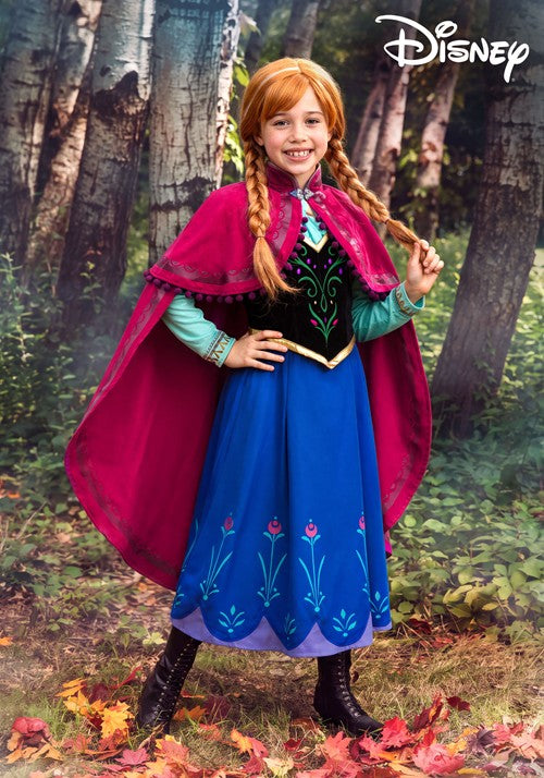 Girl's Premium Disney Frozen Anna Costume - US 1077