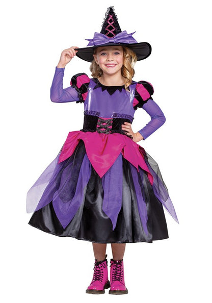 Witch Prestige Costume for Girls - US 1437