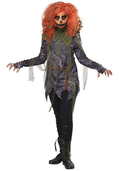 Girls Pumpkin Monster Costume - US 9897