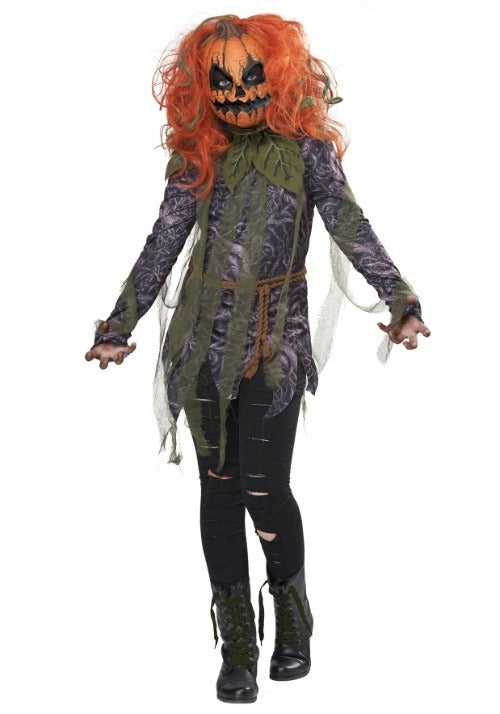 Girls Pumpkin Monster Costume - US 9897