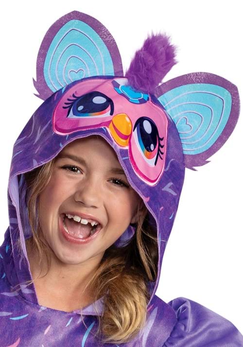 Girl's Purple Furby Costume Dress - US 6515