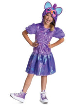 Girl's Purple Furby Costume Dress - US 6515