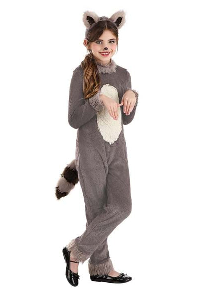 Raccoon Costume for Girl's - US 0403