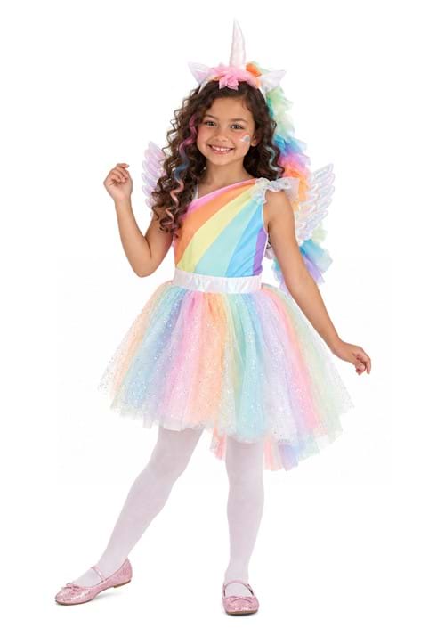 Rainbow Unicorn Costume for Girls - US 5958