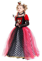 Ravishing Queen of Hearts Costume for Girls - US 3815