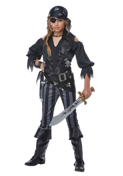 Rebel Pirate Girls Costume - US 4434