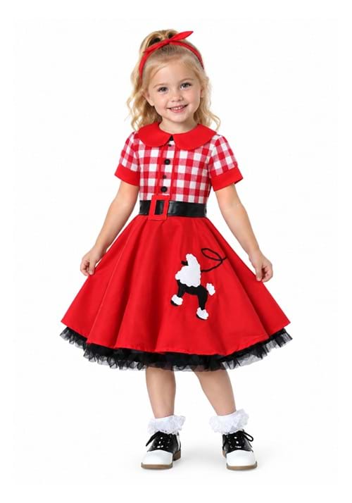 Toddler 50's Darling Costume for Girls - US 1873