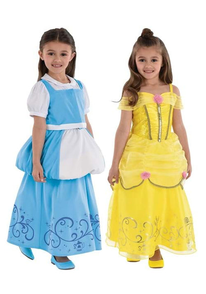 Girl's Reversible Belle Costume Dress - US 0199