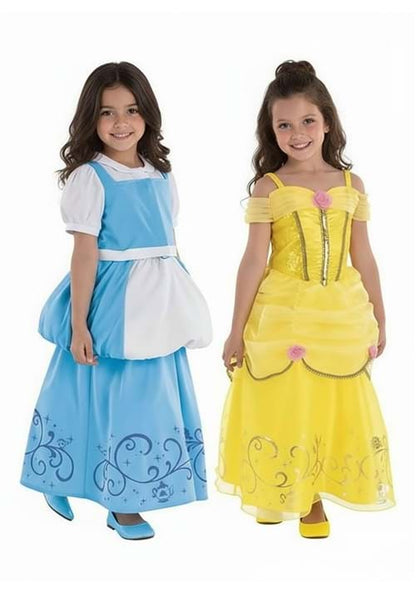 Girl's Reversible Belle Costume Dress - US 0199