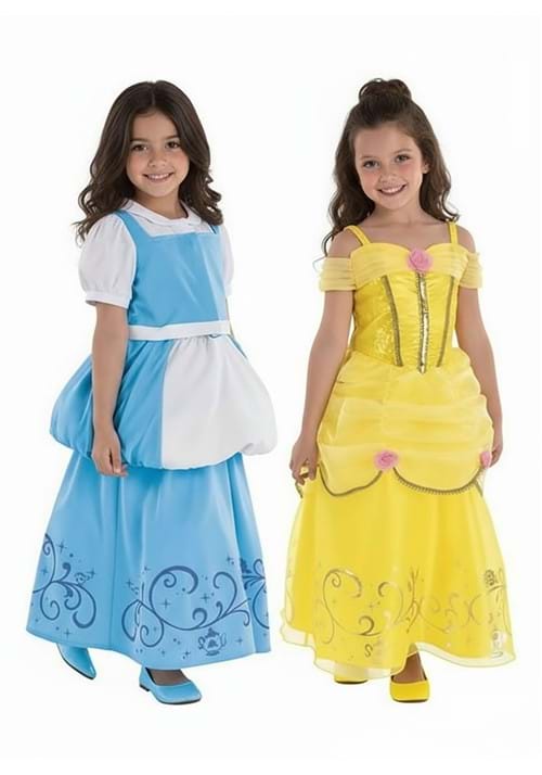 Girl's Reversible Belle Costume Dress - US 0199