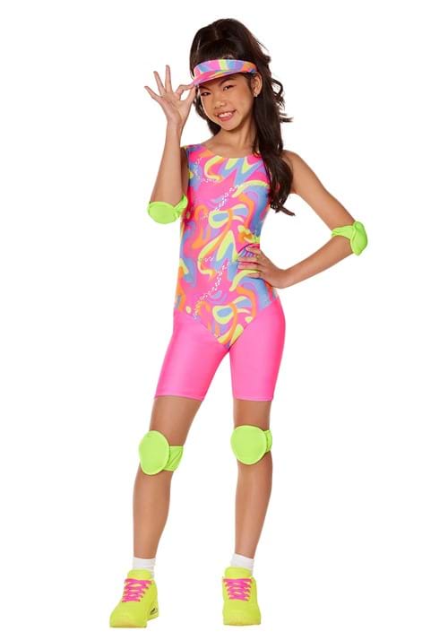 Roller Blade Barbie Costume for Girls - US 4488