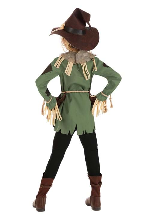 Scary Green Scarecrow Costume for Girls - US 0813