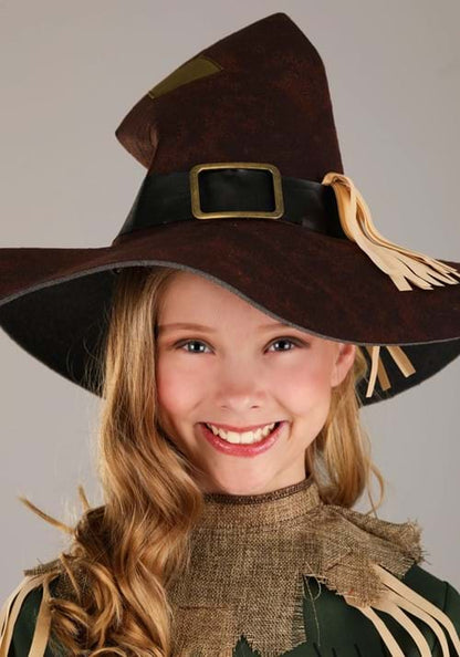 Scary Green Scarecrow Costume for Girls - US 0813