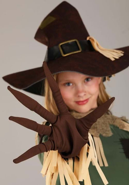 Scary Green Scarecrow Costume for Girls - US 0813