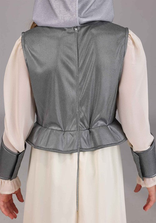 Girl's Shining Silver Joan of Arc Costume - US 1712