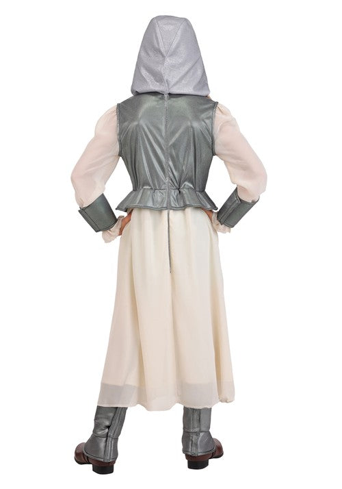 Girl's Shining Silver Joan of Arc Costume - US 1712