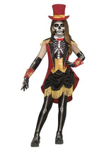 Skeletal Ringleader Costume for Girls - US 8673