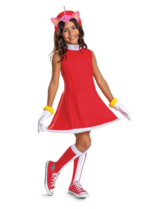Girl's Sonic the Hedgehog Classic Amy Rose Costume - US 5600