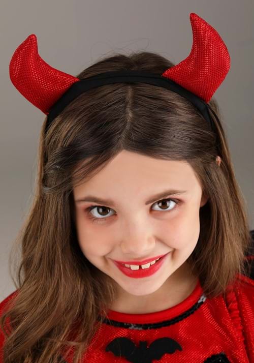 Sparkling Devil Dress Costume for Girls - US 3178
