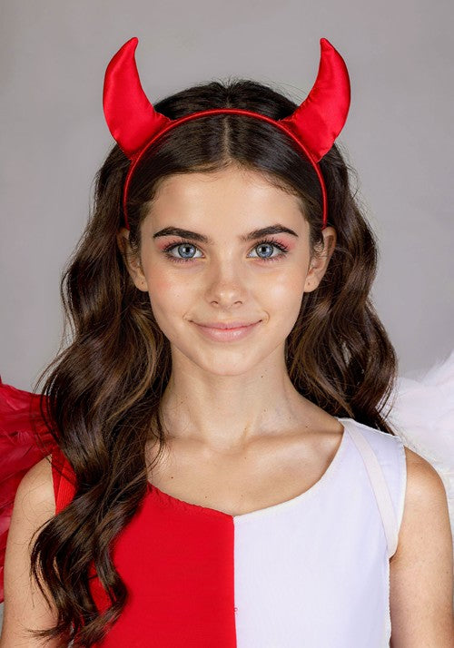 Girl's Split Serenity Devil Angel Costume Dress - US 9353