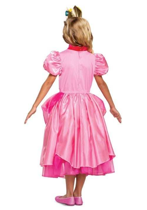 Deluxe Super Mario Princess Peach Costume for Girl's - US 4439