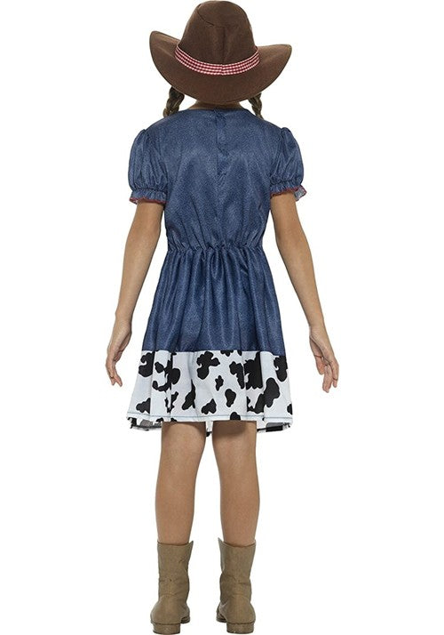 Girl's Texas Cowgirl Blue Costume Dress - US 4391