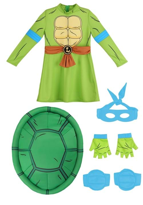 Girl's Teenage Mutant Ninja Turtles Leonardo Costume Dress - US 6022