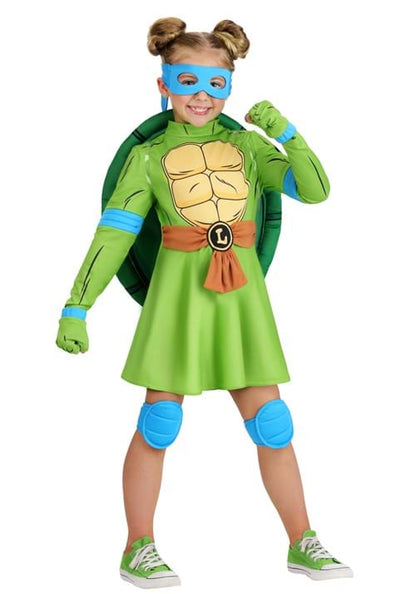 Girl's Teenage Mutant Ninja Turtles Leonardo Costume Dress - US 6022