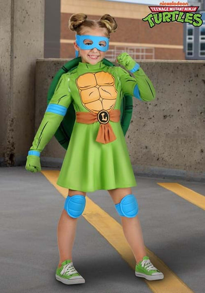 Girl's Teenage Mutant Ninja Turtles Leonardo Costume Dress - US 6022