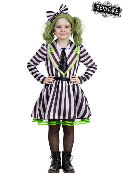 Girl's Toddler Beetlejuice Costume Dress - US 2689