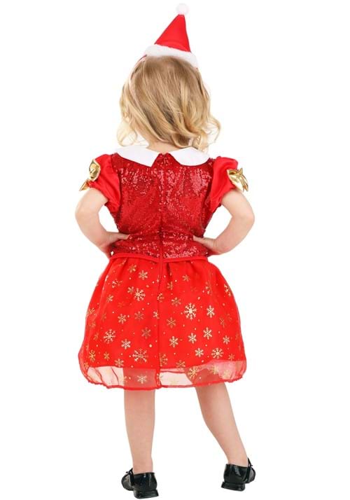 Girl's Toddler Christmas Santa Costume Dress - US 8761