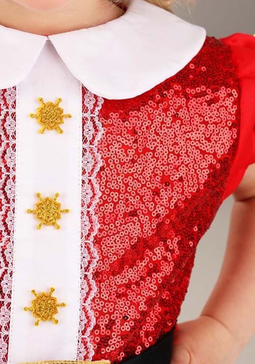 Girl's Toddler Christmas Santa Costume Dress - US 8761
