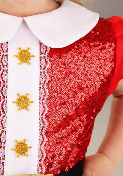 Girl's Toddler Christmas Santa Costume Dress - US 8761