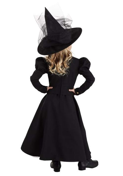 Girl's Deluxe Black Witch Costume for Toddlers - US 1080