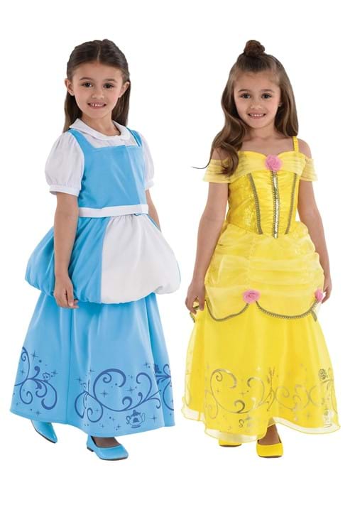 Girl's Toddler Reversible Belle Costume Dress - US 6591