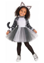 Toddler Tabby Cat Costume Dress for Girls - US 0737