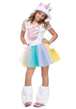 Girl's Rainbow Unicorn Tutu Costume Dress - US 8228