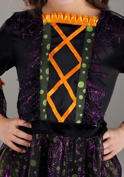 Verdant Spring Witch Costume for Girls - US 4743