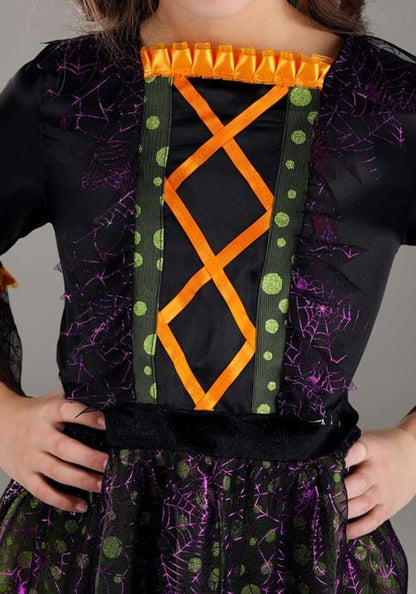 Verdant Spring Witch Costume for Girls - US 4743