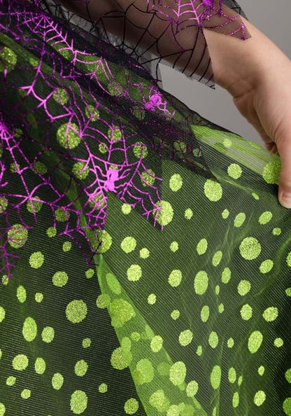 Verdant Spring Witch Costume for Girls - US 4743