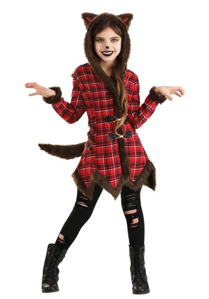 Werewolf Coat Costume for Girls - US 8441