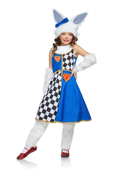 Girl's White Rabbit Deluxe Costume - US 3772