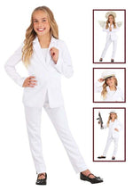 Girl's White Costume Suit - US 4284